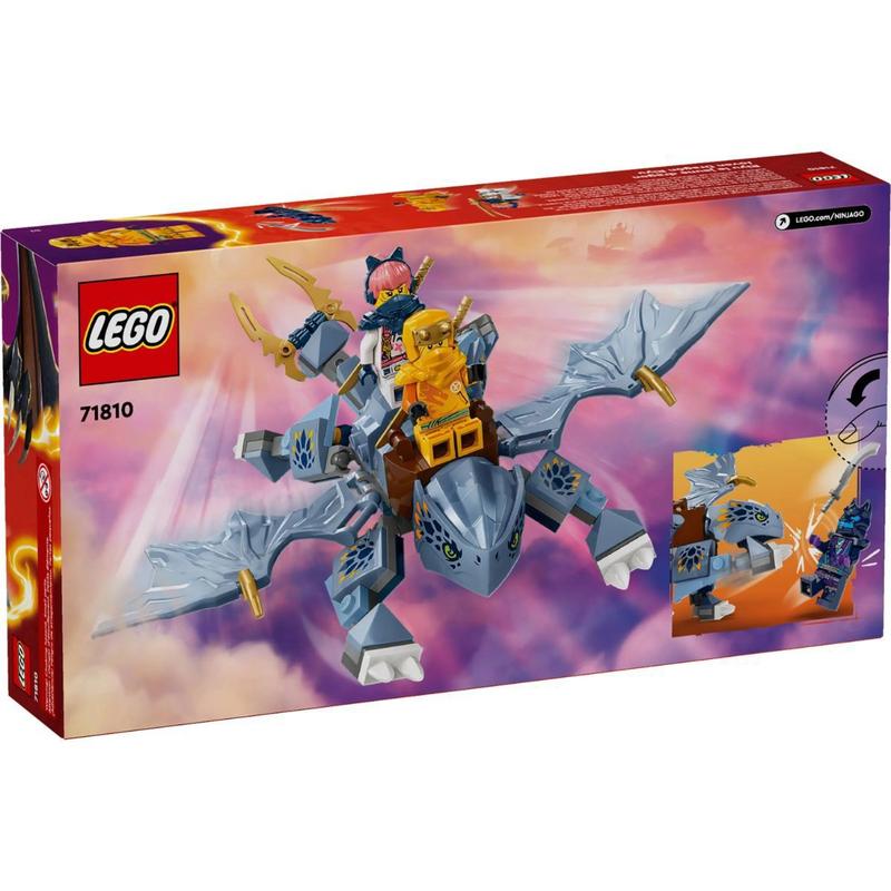 Lego Ninjago 71810 Jovem Dragão Cinza Riyu 132 PÇ - Bonecos